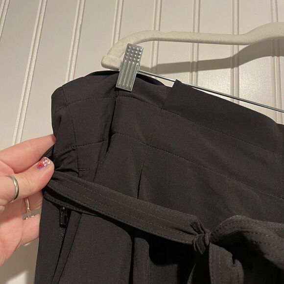 Athleta Black Skyline Shorts Belted Waist High Rise Plus Size 24 - Picture 3 of 8